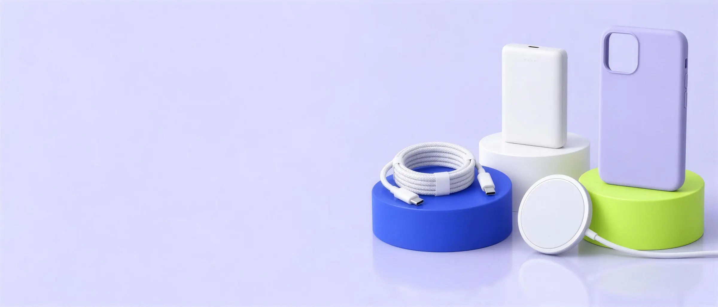 Cable, wireless charger, power bank and phone case