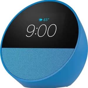 Amazon Echo Spot Smart Alarm Clock - Ocean Blue