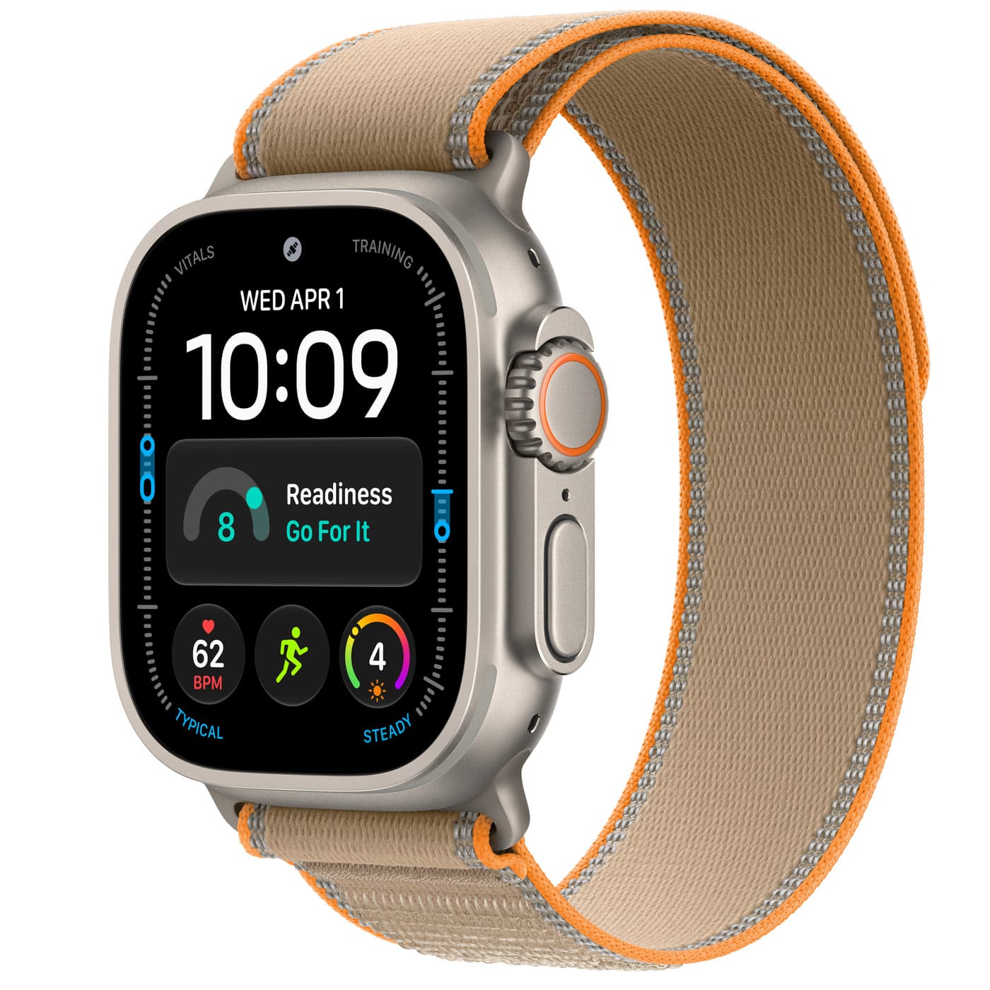 Apple Watch Ultra 4 Natural Trail Loop · Sand · S/M