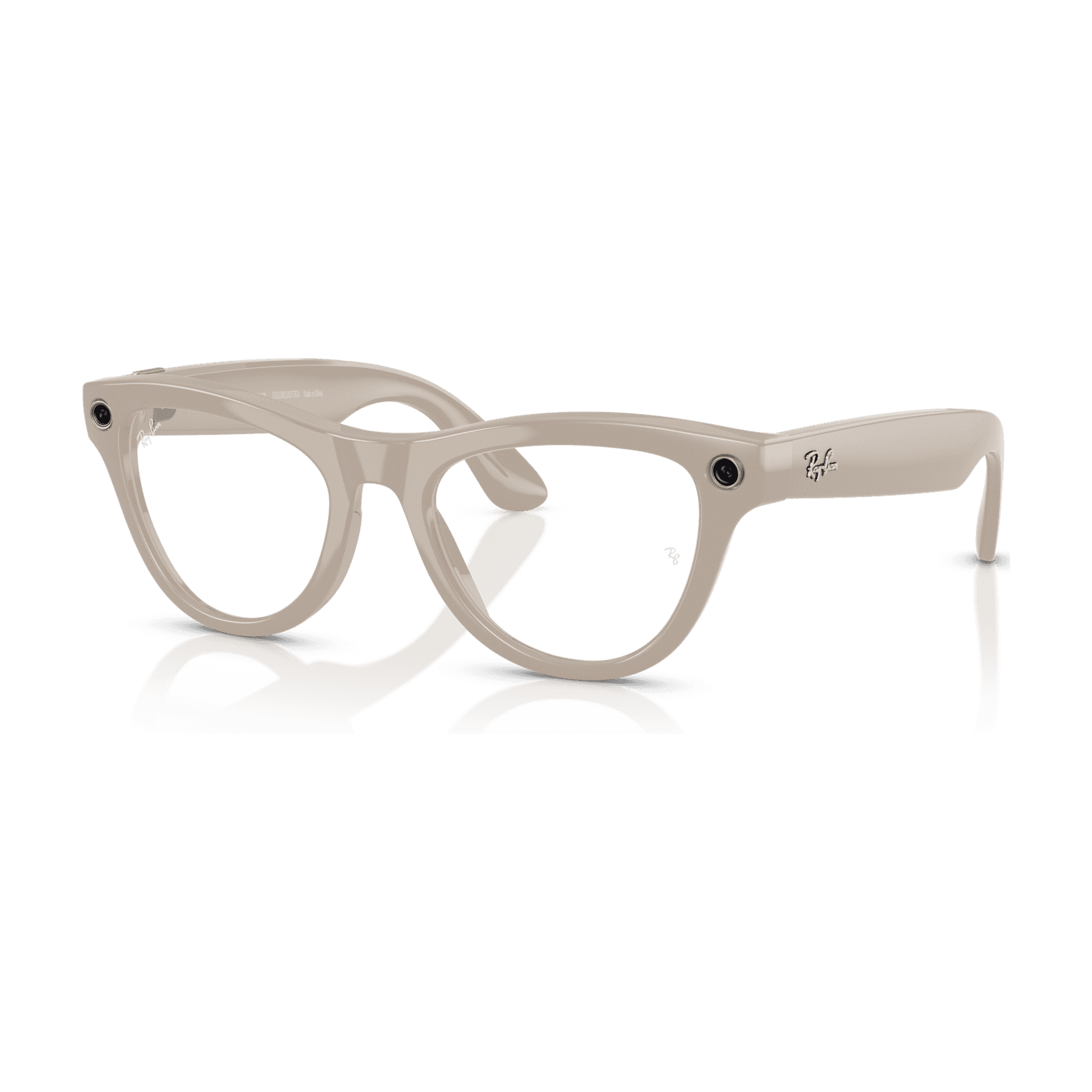 Rayban Meta Skyler Shiny Chalky Gray Transitions Sapphire 150/50