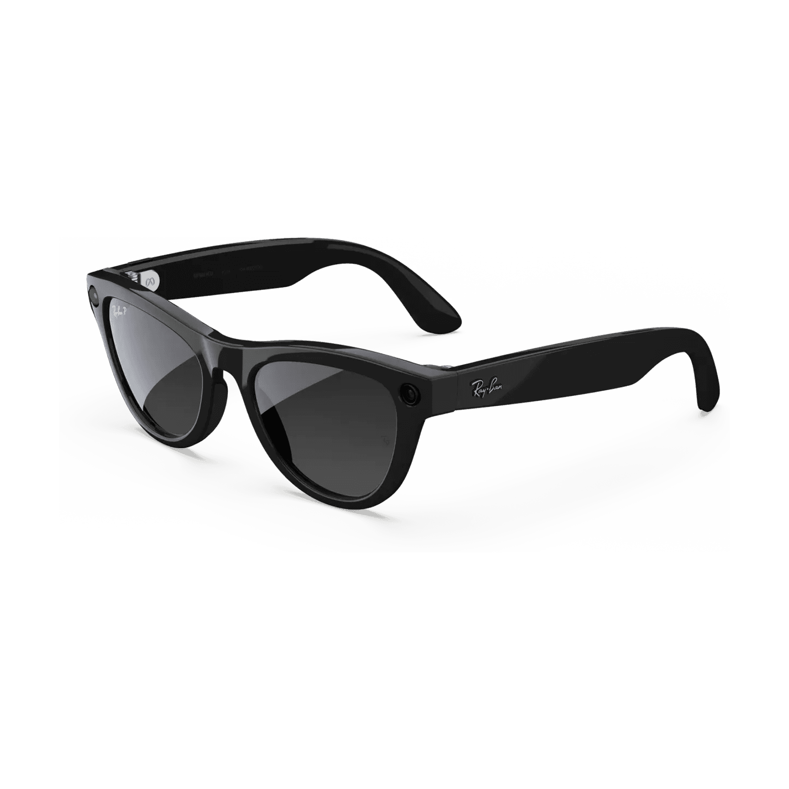 Ray-Ban Meta Gen 2 Skyler Shiny Black Polarized Gradient Graphite 52mm RW4014
