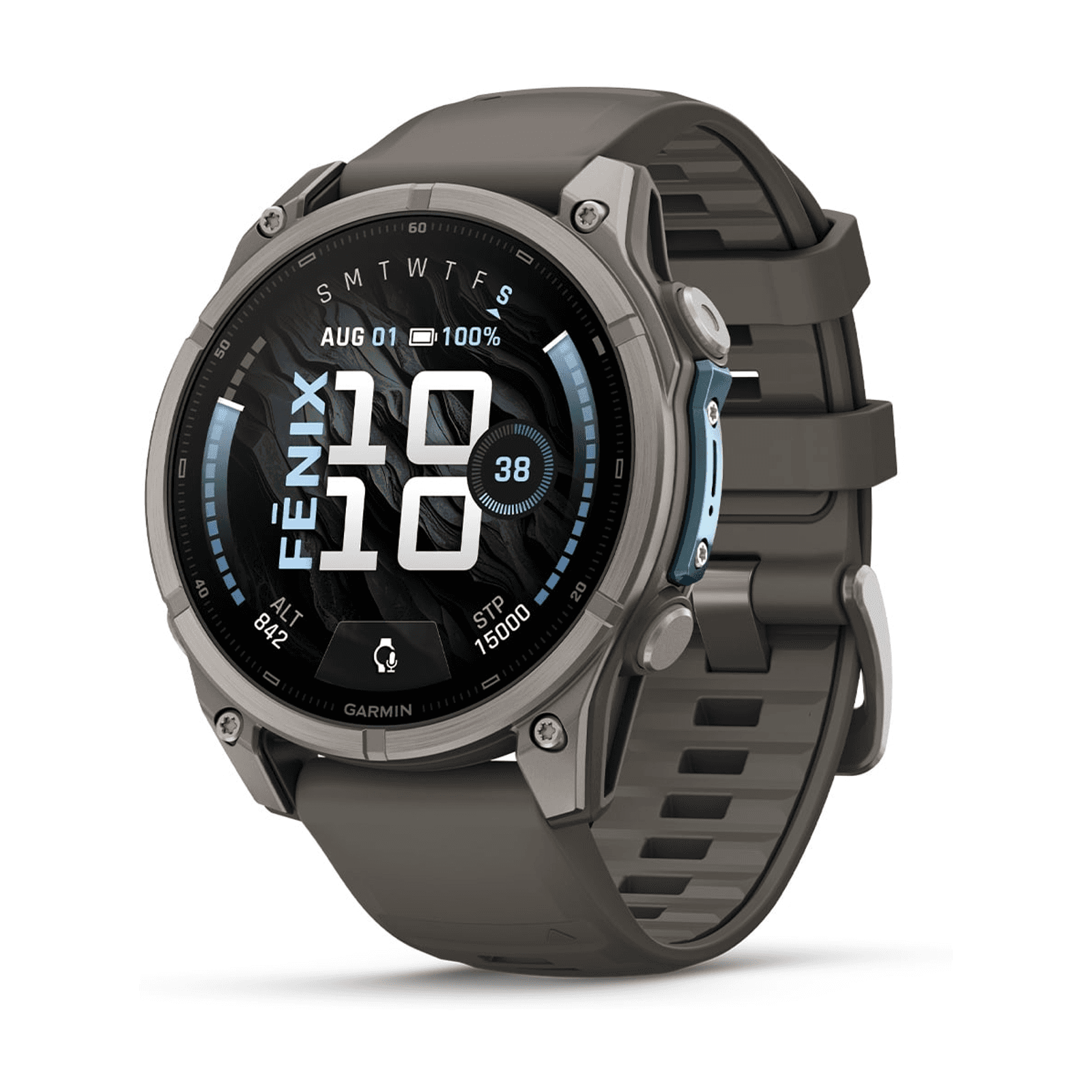 Garmin Fenix 9 47mm Titanium / Pebble Grey Silicone - 010-04762-01