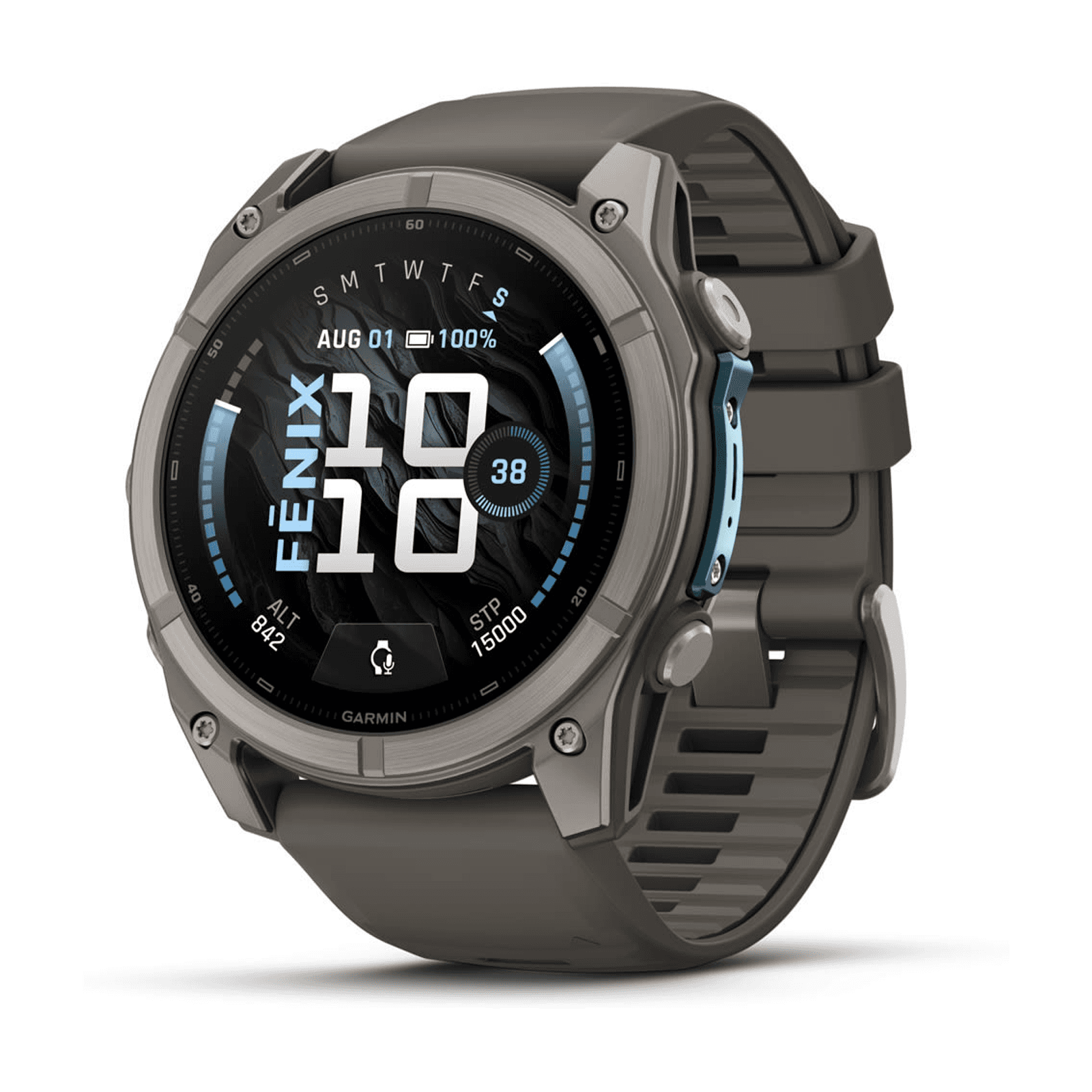 Garmin Fenix 9 51mm Titanium / Pebble Grey Silicone - 010-04763-01