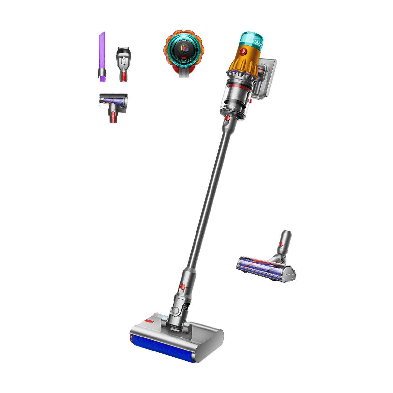 Dyson V12S Detect Submarine Yellow Nickel IN