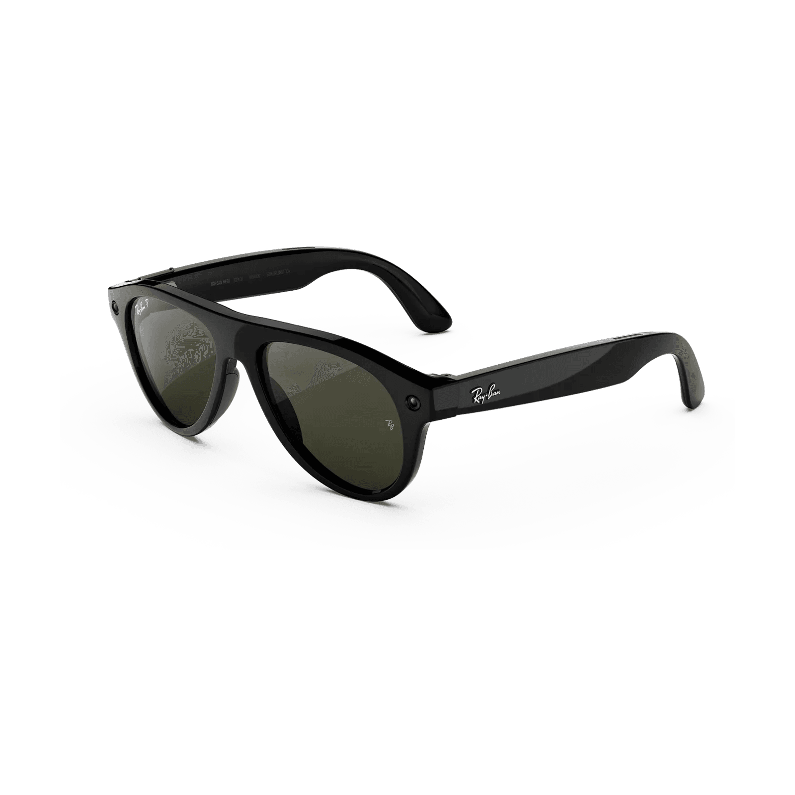 Ray-Ban Meta Gen 3 Aviator Shiny Black G15 Green Polar RW4016 Size