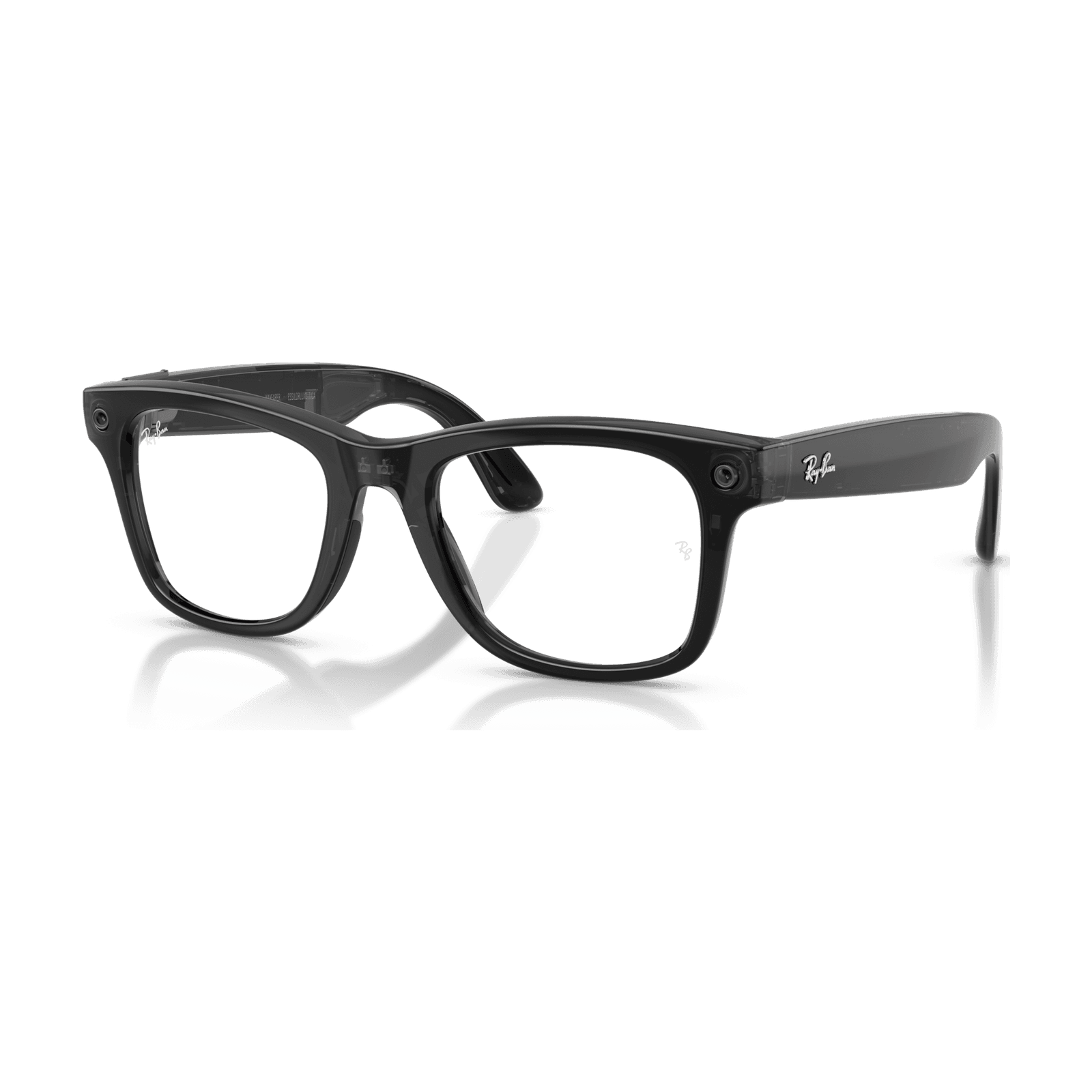 Ray-Ban Meta Gen 3 Wayfarer Transparent Black Transition Aquamarine RW4011 Size 53