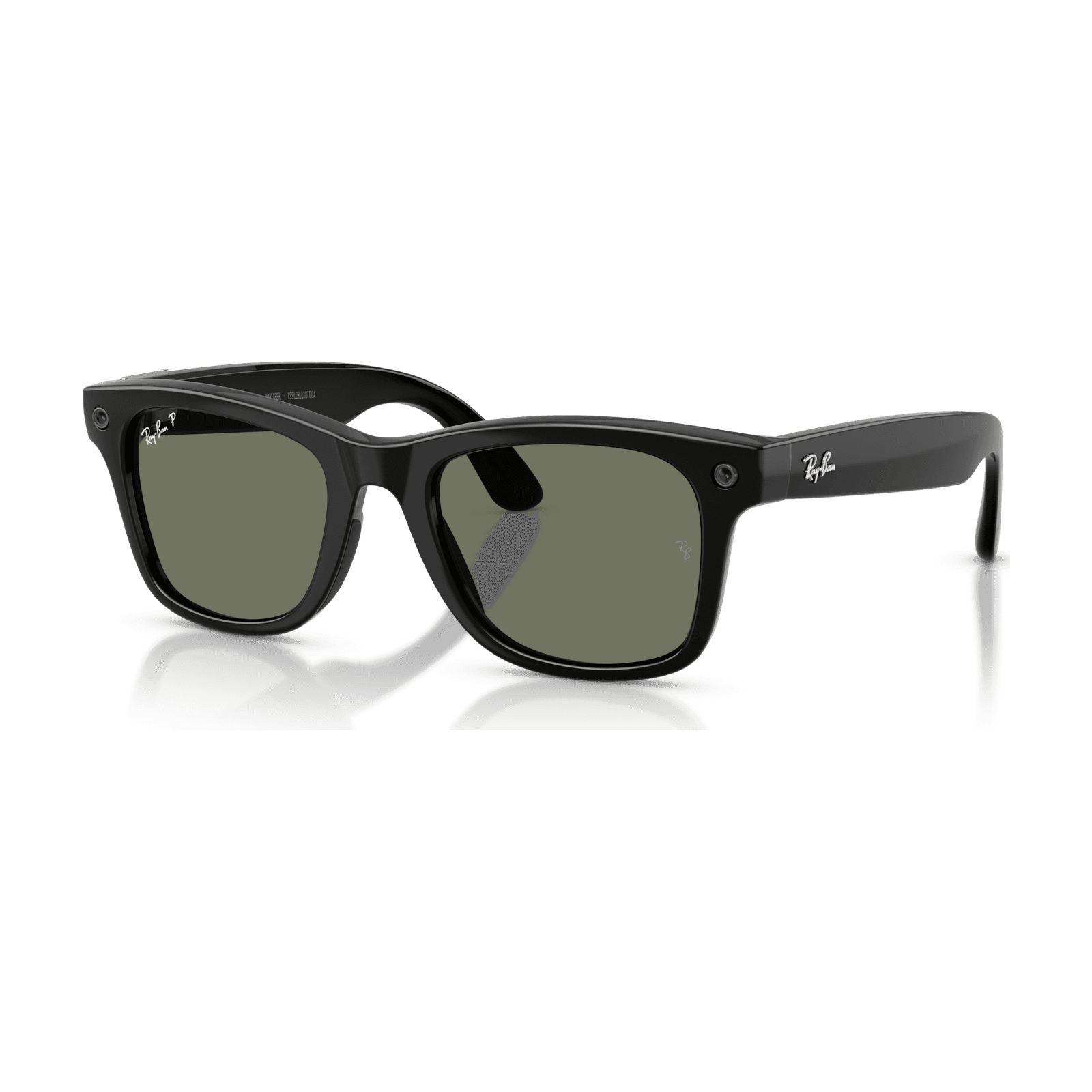 Ray-Ban Meta Gen 3 Wayfarer Shiny Black G15 Green Polar RW4011 Size 50 M